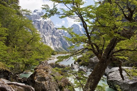 Valle Turbio: Die imposanten Granitwände im chilenisch-argentinischen Grenzland ragen bis zu 1000 Höhenmeter empor.senkrecht