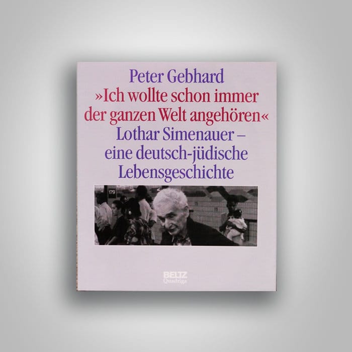 Buchcover: Lothar Simenauer